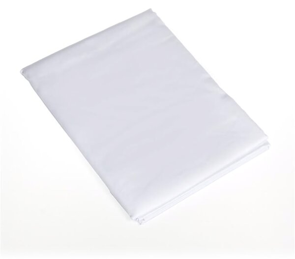 Rovná saténová plachta biela 200 × 220 cm