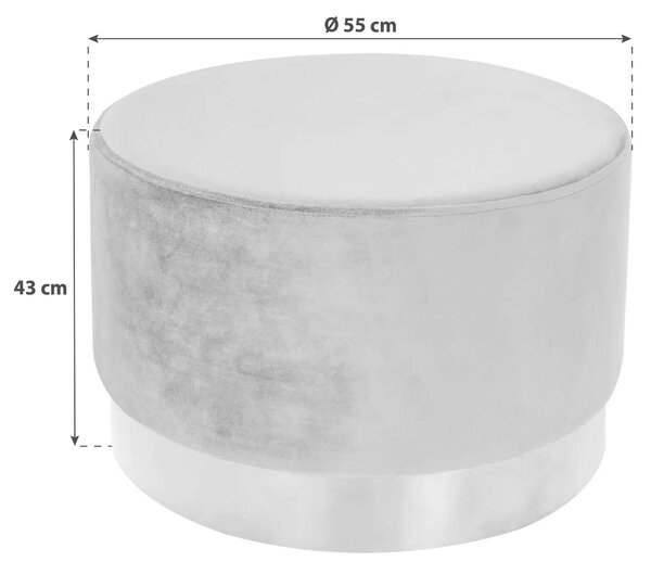TABURETKA, drevo, textil, kompozitné drevo, 55/43 cm - Kreslá, Online Only