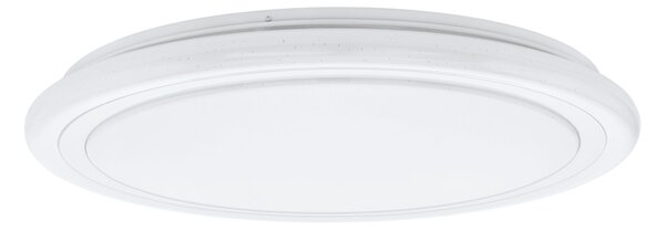 Okrúhle stropné svietidlo LED Eglo Lipari / Ø 60 cm / farby RGB / diaľkové ovládanie / biela