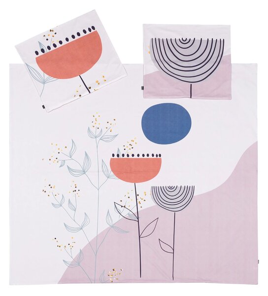 Posteľná súprava Abtrative Poppy 160x200cm