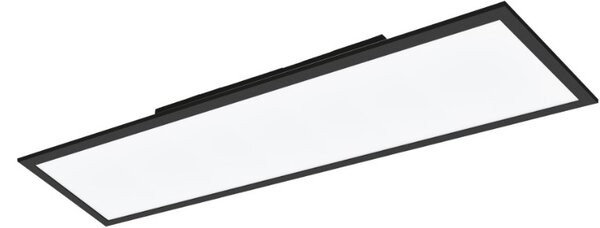 Stropný LED panel Eglo SALOBRENA-C / 120 x 30 cm / 230 V / 34 W / plast / hliník / čierna