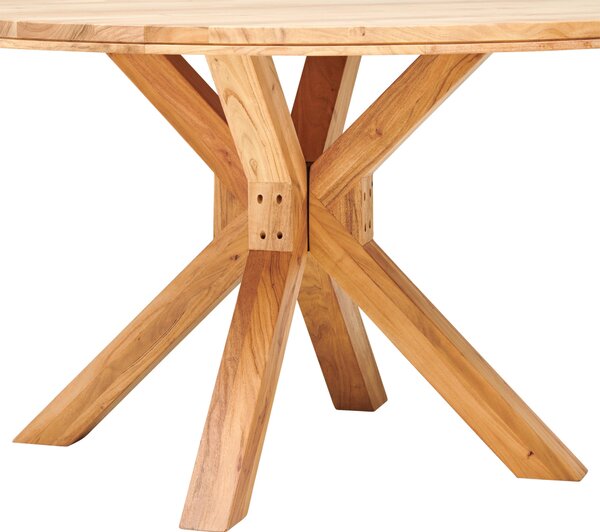 JEDÁLENSKÝ STÔL, akácia, farba akácie, 140/140/76 cm P & B - Stoly, Online Only