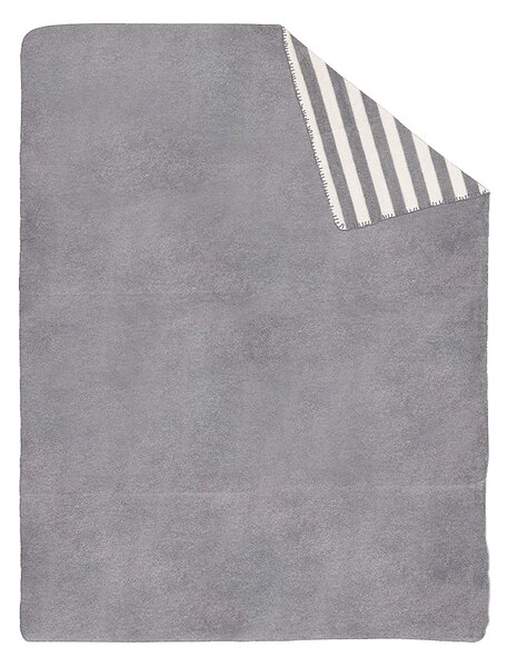 Deka Cotton Cloud 150x200 cm šedá s prúžkami