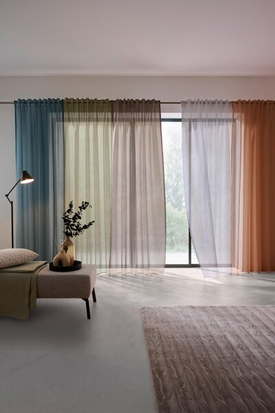 HOTOVÝ ZÁVES, priehľadné, 140/245 cm Boxxx - Záclony & závesy