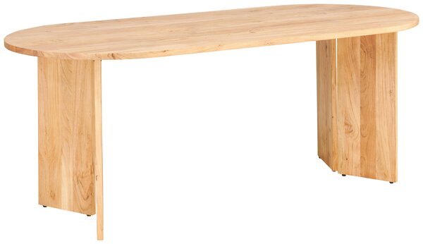 JEDÁLENSKÝ STÔL, akácia, farba akácie, 200/90/76 cm MID.YOU - Online Only jedálne, Online Only