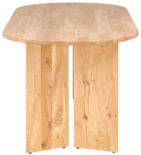 JEDÁLENSKÝ STÔL, akácia, farba akácie, 200/90/76 cm MID.YOU - Online Only jedálne, Online Only