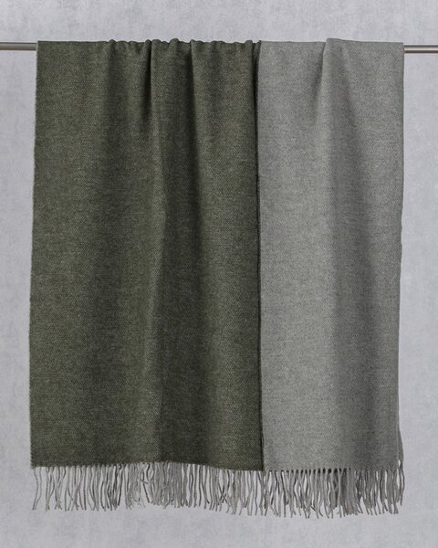 Deka Merinos 140x200 cm melange green khaki