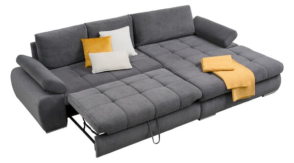 ROHOVÁ SEDAČKA, textil, sivá Carryhome - Sedačky
