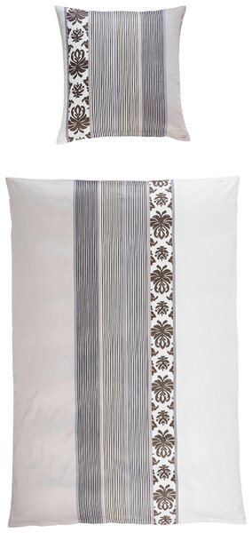 POSTEĽNÁ BIELIZEŇ, makosatén, grafitová, béžová, 155/220 cm Joop! - Online Only bytové doplnky, Online Only