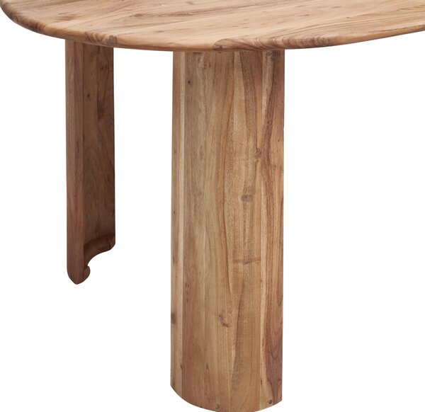 JEDÁLENSKÝ STÔL, akácia, prírodná farba, 208/100/76 cm P & B - Online Only jedálne, Online Only