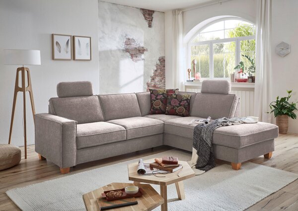 ROHOVÁ SEDAČKA, textil, taupe Sit & More - Sedačky, Online Only