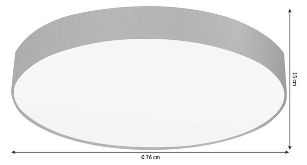 STROPNÉ SVIETIDLO, 76/15 cm Eglo - Interiérové svietidlá
