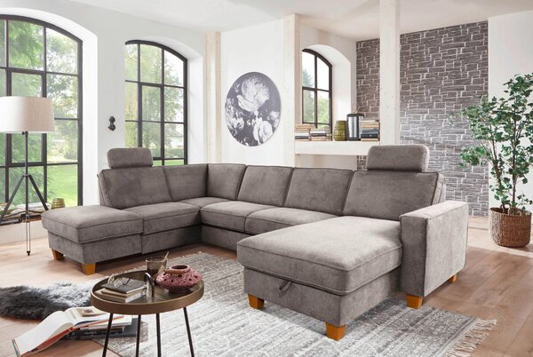 SEDACIA SÚPRAVA, textil, taupe Sit & More - Sedačky, Online Only
