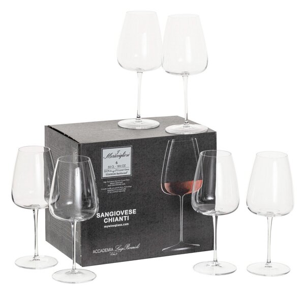 Poháre na víno Gioco 6 ks. 550 ml