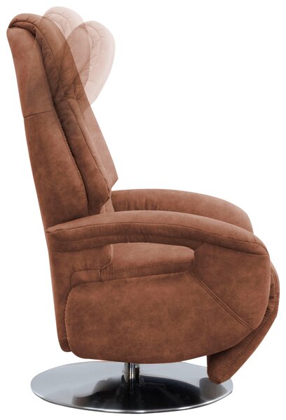 RELAXAČNÉ KRESLO, textil, koňaková Sit & More - Online Only obývacie izby, Online Only