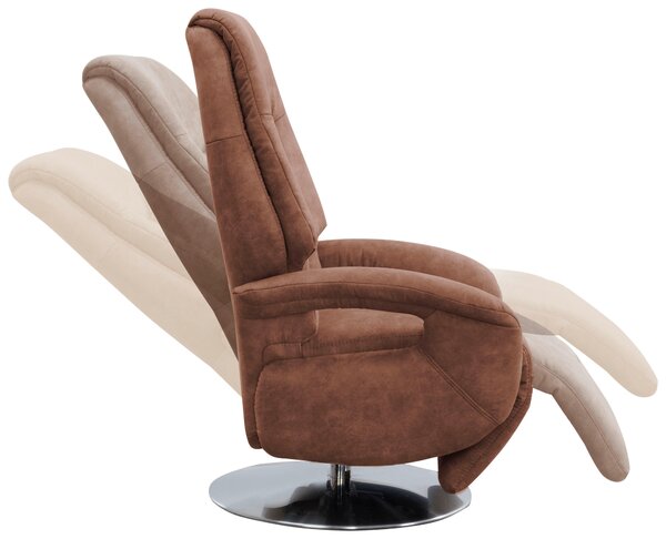 RELAXAČNÉ KRESLO, textil, koňaková Sit & More - Online Only obývacie izby, Online Only