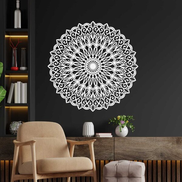 Drevená 3D mandala na stenu | Luxusný vyrezávaný obraz do obývačky | SENTOP HDF0251-akcia20