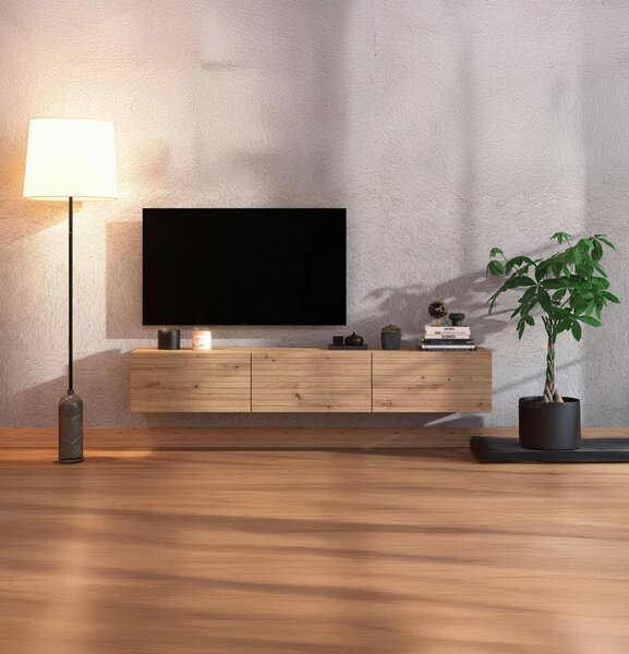STOJAN NA TV, dub artisan, 192/32/42 cm Xora - TV nábytok