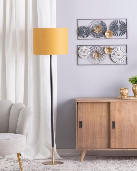 Stojacia lampa Hailey Yellow 163cm