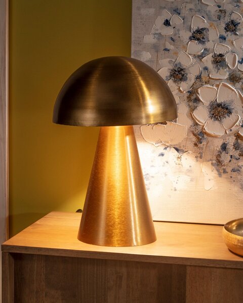 Stolová lampa Mushroom Gold 48cm