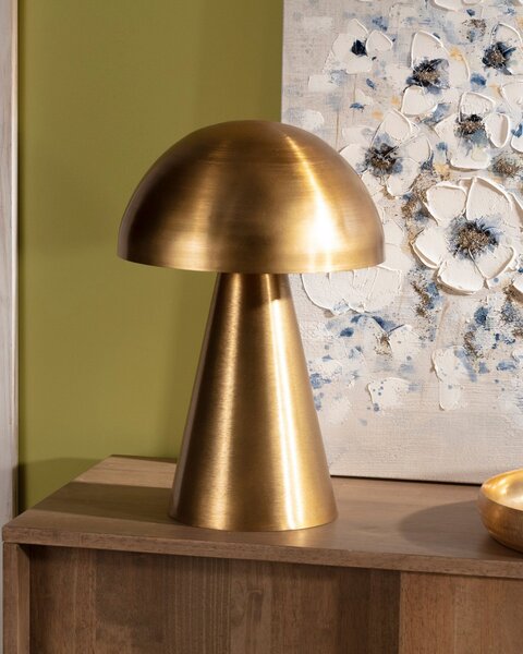 Stolová lampa Mushroom Gold 48cm