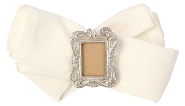 Krúžok na obrúsok Silver Frame