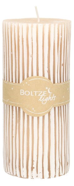 Sviečka Renee 15cm beige