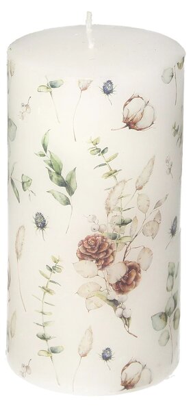 Sviečka Bianca 13cm flowers