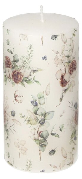 Sviečka Bianca 13cm peonies