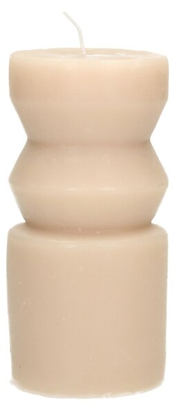 Sviečka Cornelia 14cm beige