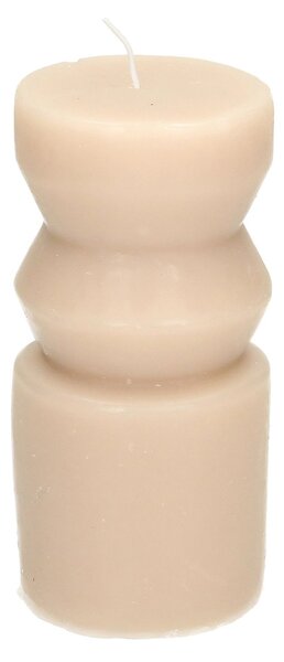 Sviečka Cornelia 14cm beige