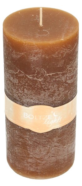 Sviečka Lea 20cm brown