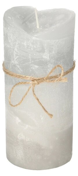 Sviečka Dorotea 15 cm grey cristal
