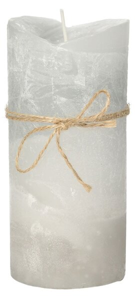 Sviečka Dorotea 15 cm grey cristal