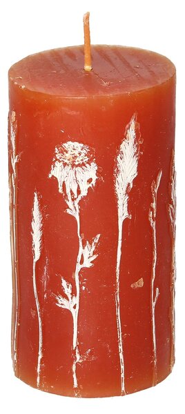 Sviečka Giulia 13cm orange