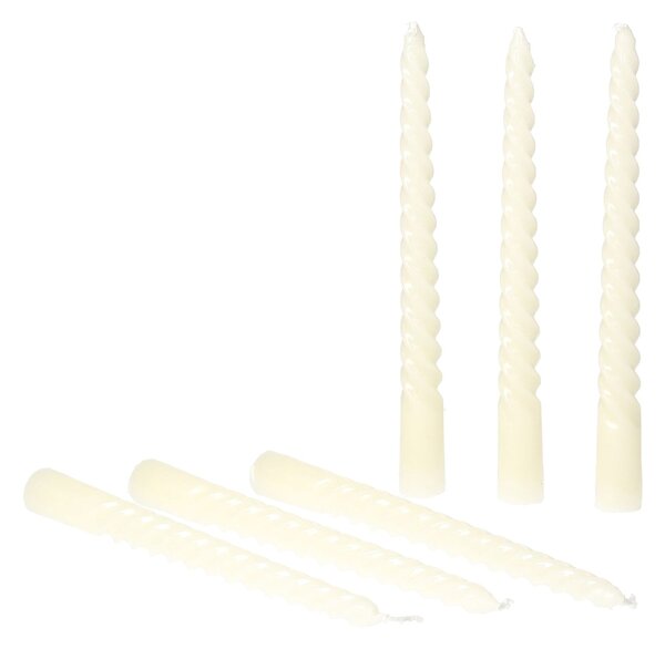 Sada sviečok Pazzo 6ks. cream