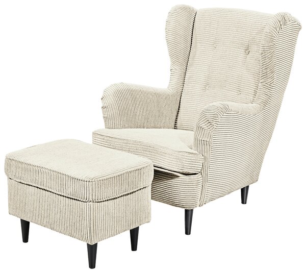 TABURETKA, textil, 63/43/42 cm MID.YOU - Kreslá, Online Only