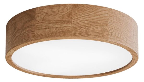Stropné svietidlo so senzorom CLEO 3xE27/24W/230V, priemer 37,5 cm, dub