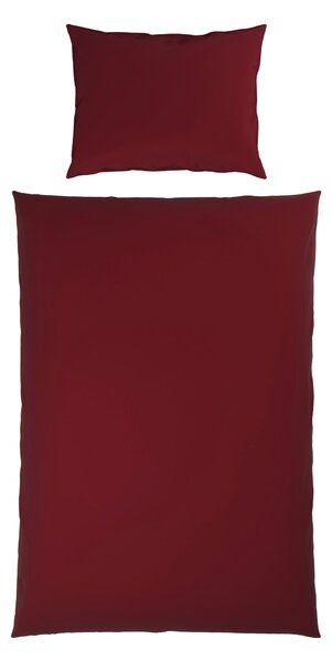 POSTEĽNÁ BIELIZEŇ, satén, vínovočervená, 140/200 cm Novel - Obliečky & plachty