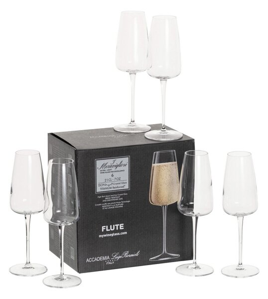 Poháre na šampanské Gioco 4ks. 210ml