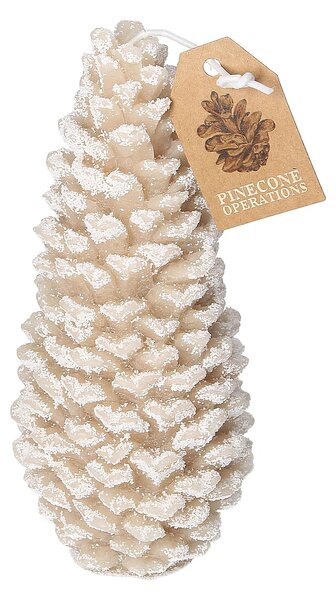 Sviečka Pine Frost I 7x18 cm
