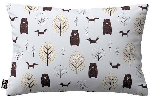 Karin - jednoduchá obliečka, 60x40cm farba produktu hnedá látka vzorované