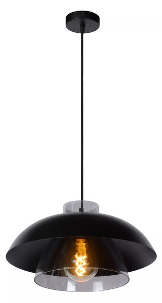 Závesné svietidlo AVONMORE Black 1/E27, D40cm