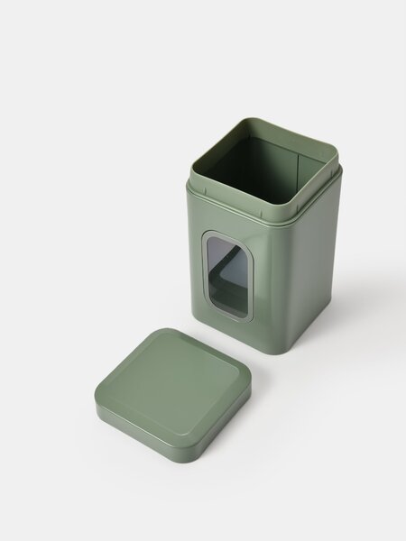 Sinsay - Kovová nádoba na potraviny s vekom - zelená