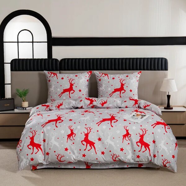 Obliečky z mikrovlákna SNOWDEER svetlosivé Rozmer obliečky: 70 x 80 cm | 140 x 200 cm