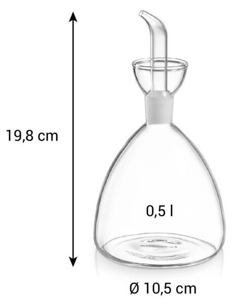 Tescoma Fľaša na olej alebo ocot Virgo 500 ml
