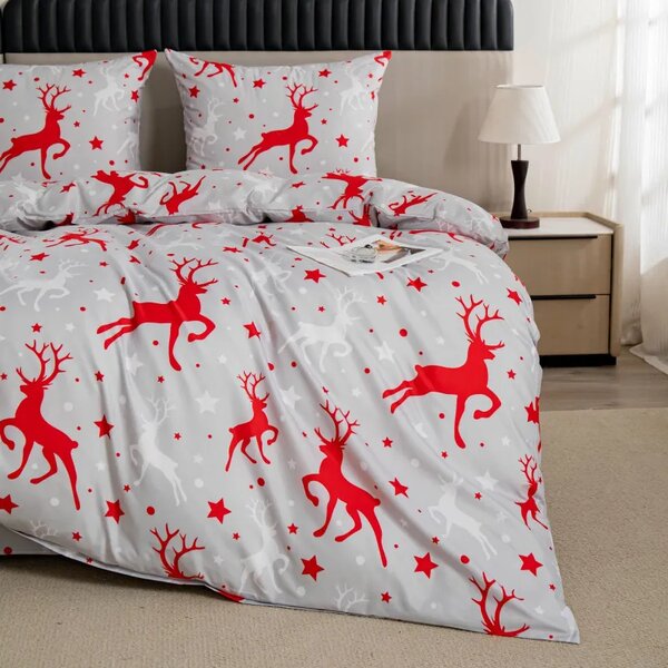 Obliečky z mikrovlákna SNOWDEER svetlosivé Rozmer obliečky: 70 x 80 cm | 140 x 200 cm