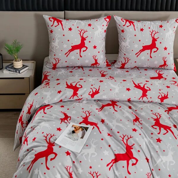 Obliečky z mikrovlákna SNOWDEER svetlosivé Rozmer obliečky: 70 x 80 cm | 140 x 200 cm
