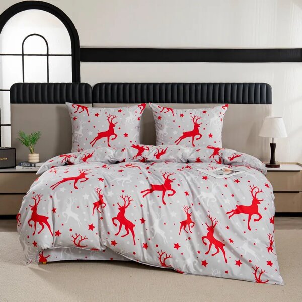 Obliečky z mikrovlákna SNOWDEER svetlosivé Rozmer obliečky: 70 x 80 cm | 140 x 200 cm