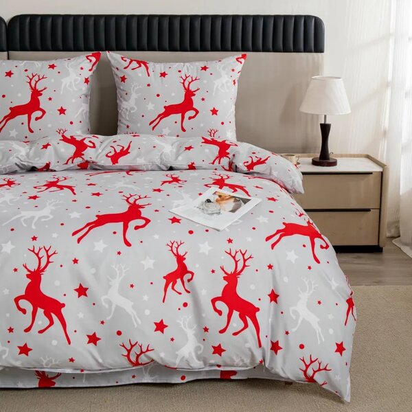 Obliečky z mikrovlákna SNOWDEER svetlosivé Rozmer obliečky: 70 x 80 cm | 140 x 200 cm